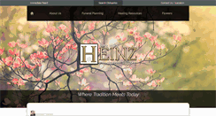 Desktop Screenshot of heinzfuneralhome.com